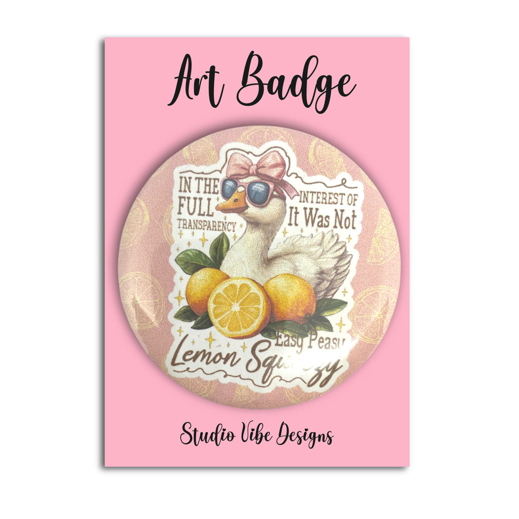 Art Badge - Lemon Squeezy