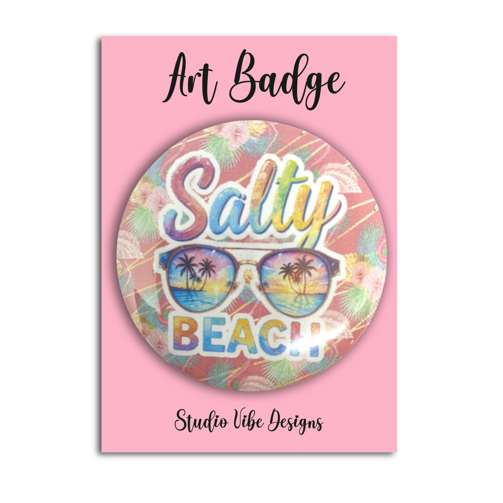 Art Badge - Salty Beach