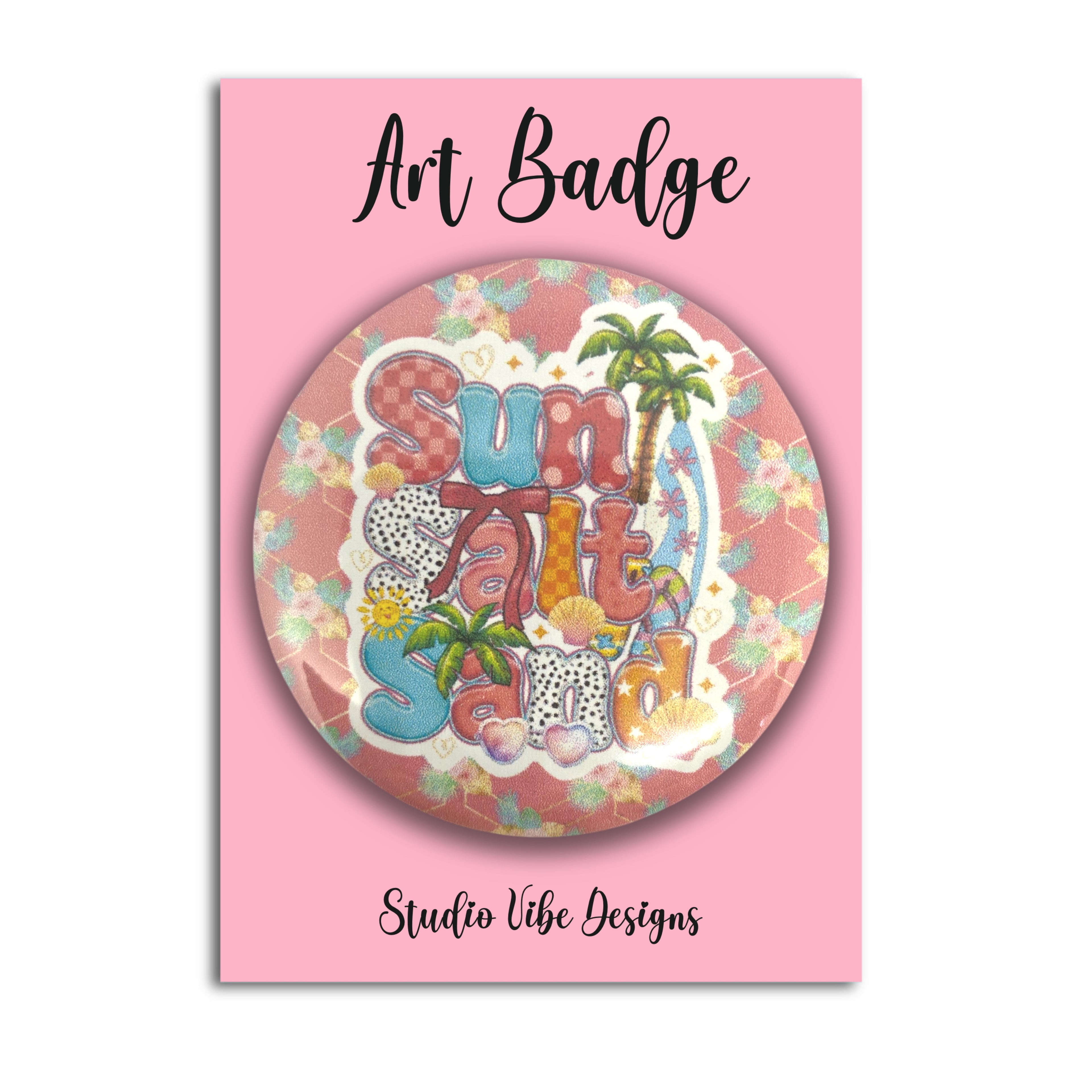Art Badge - Sun Salt and Sand