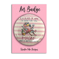 Art Badge - If a Glass of Wine