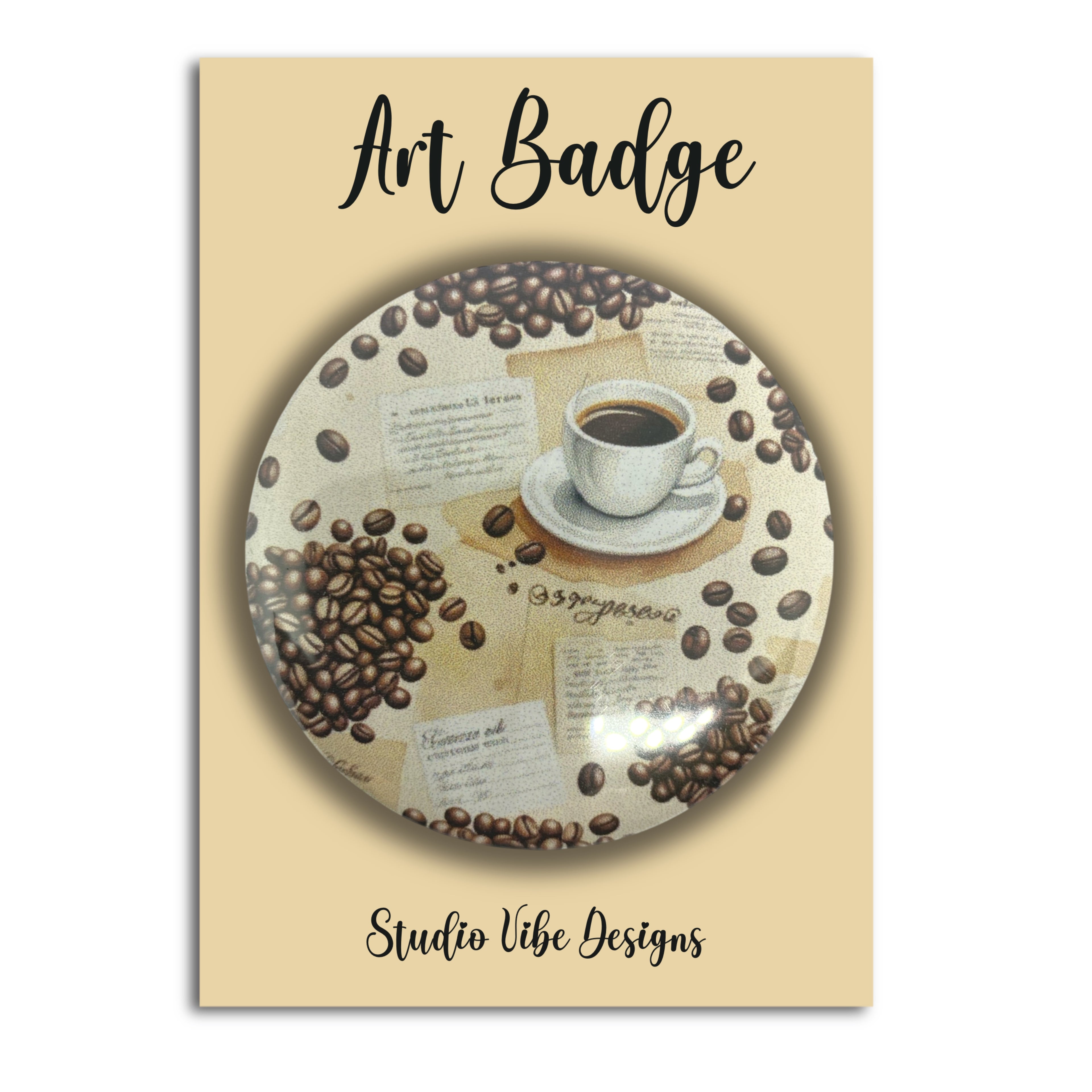 Art Badge - Coffee Time