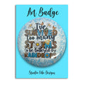 Art Badge - Raindrops