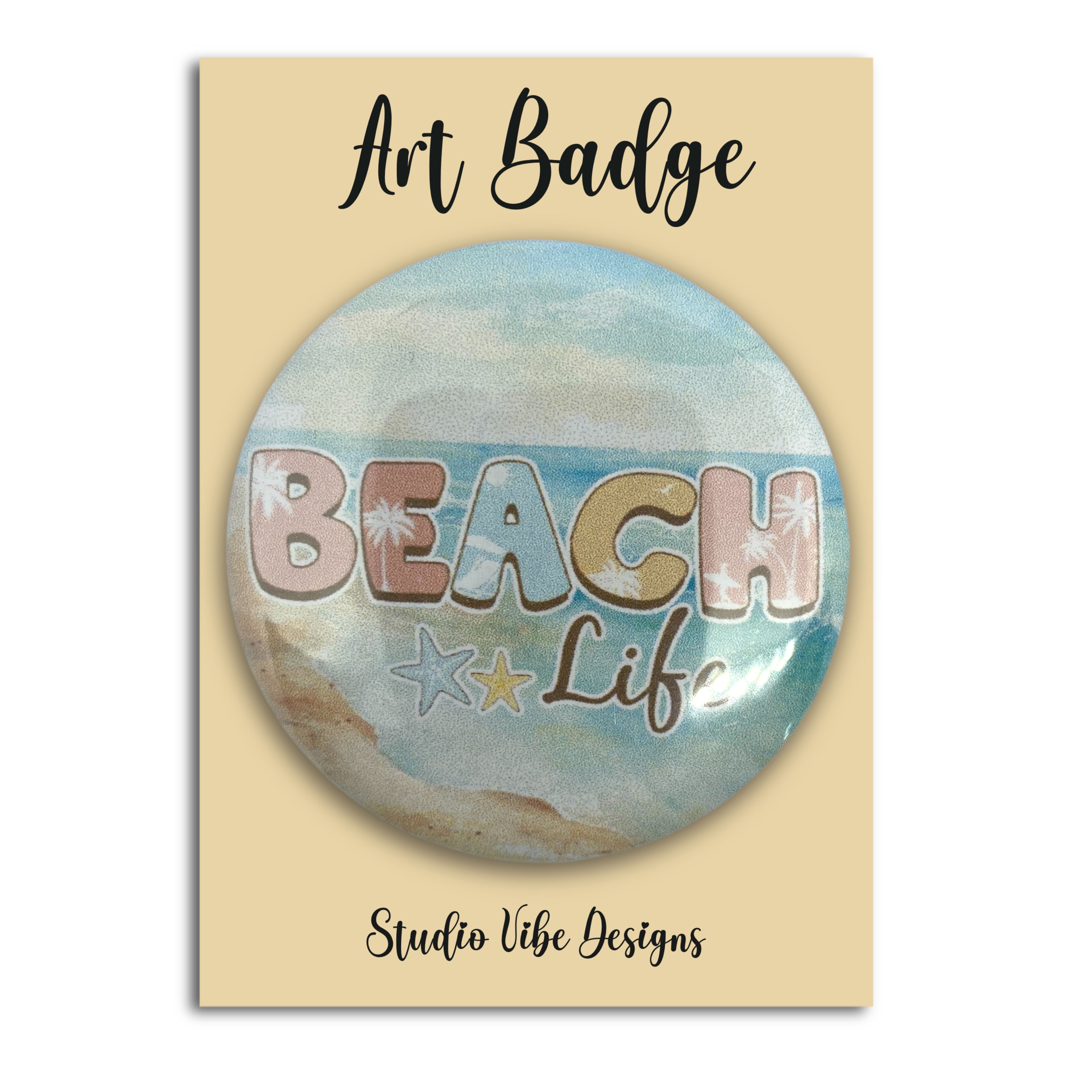 Art Badge - Beach Life