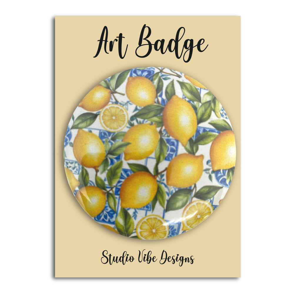 Art Badge - Lemons