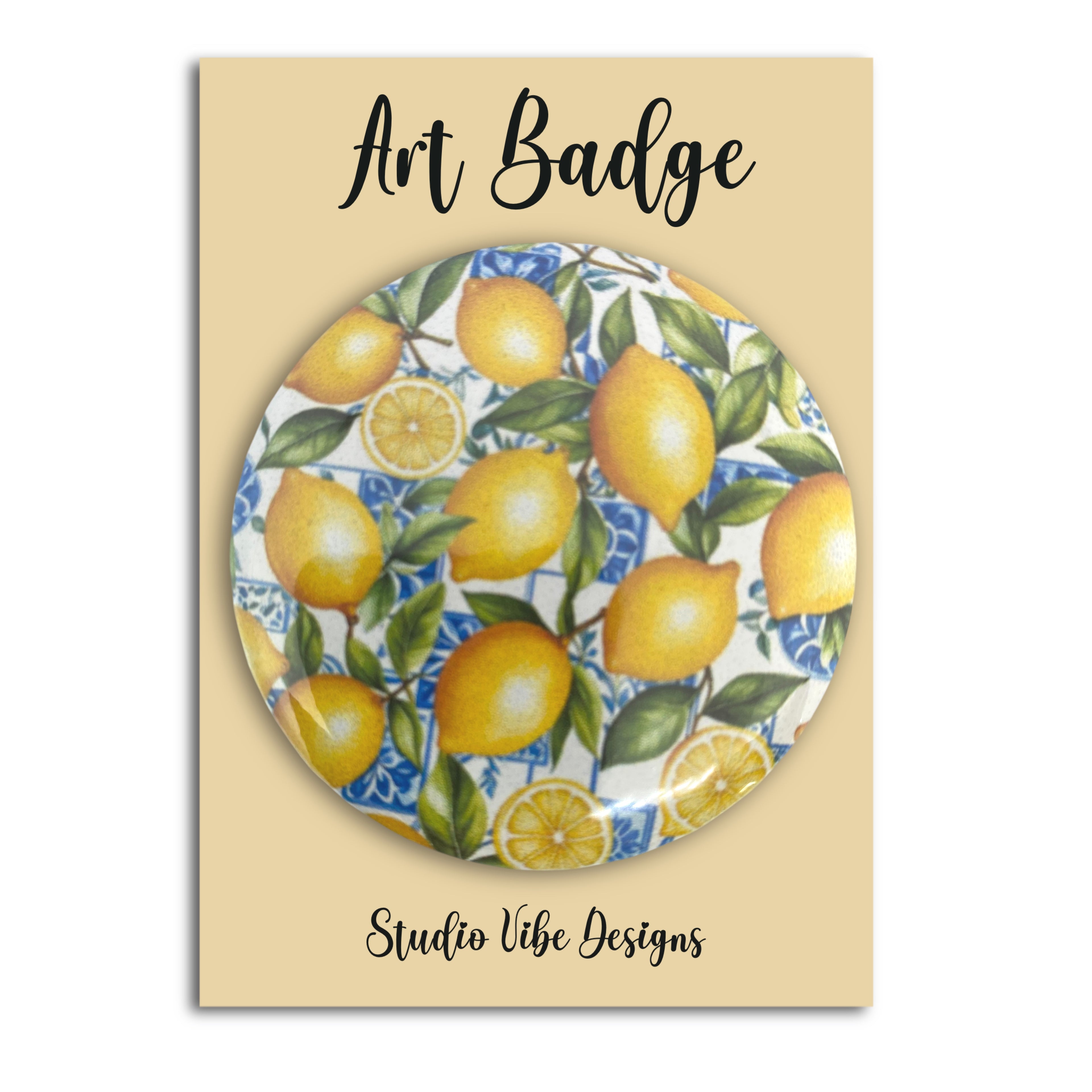 Art Badge - Lemons