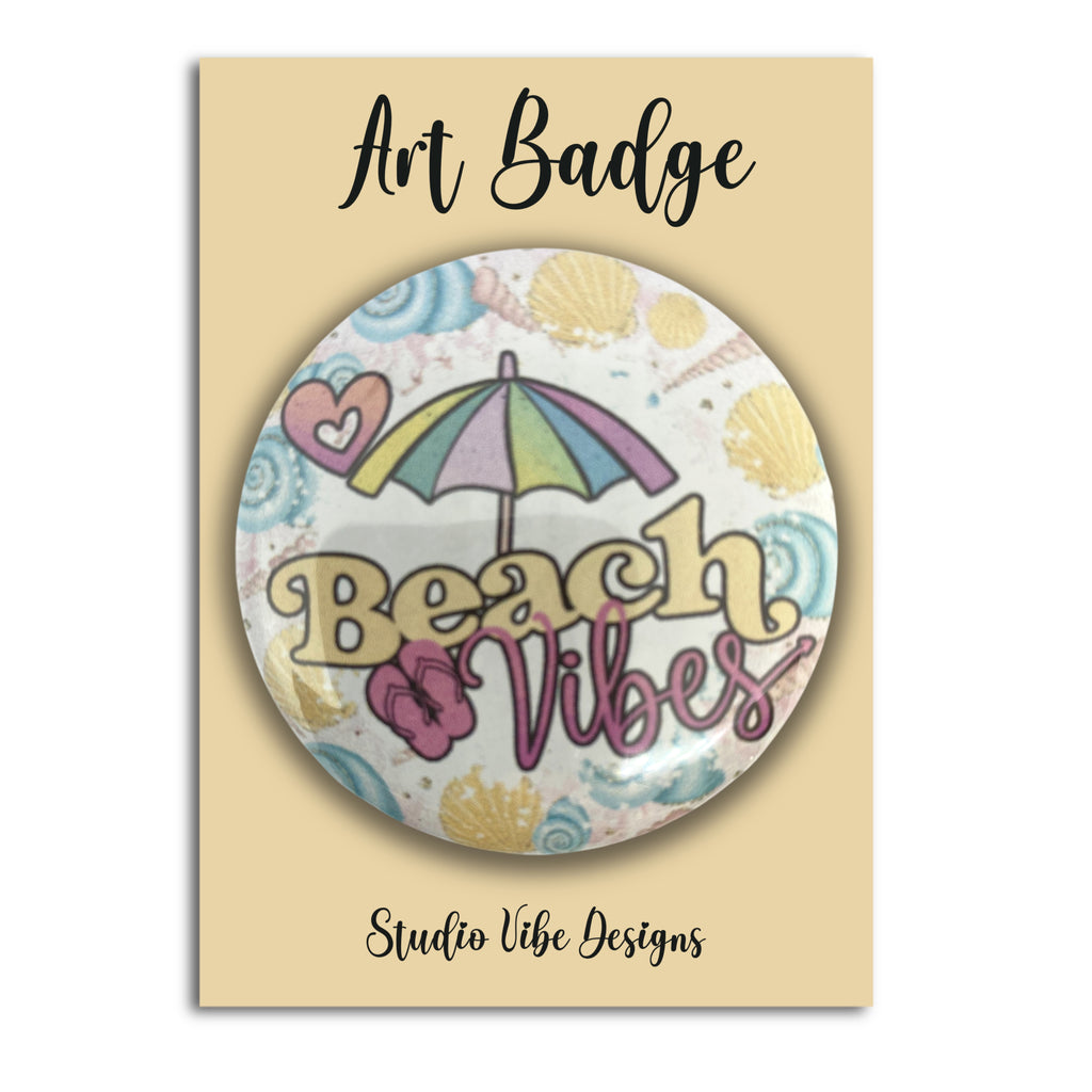 Art Badge - Beach Umbrella