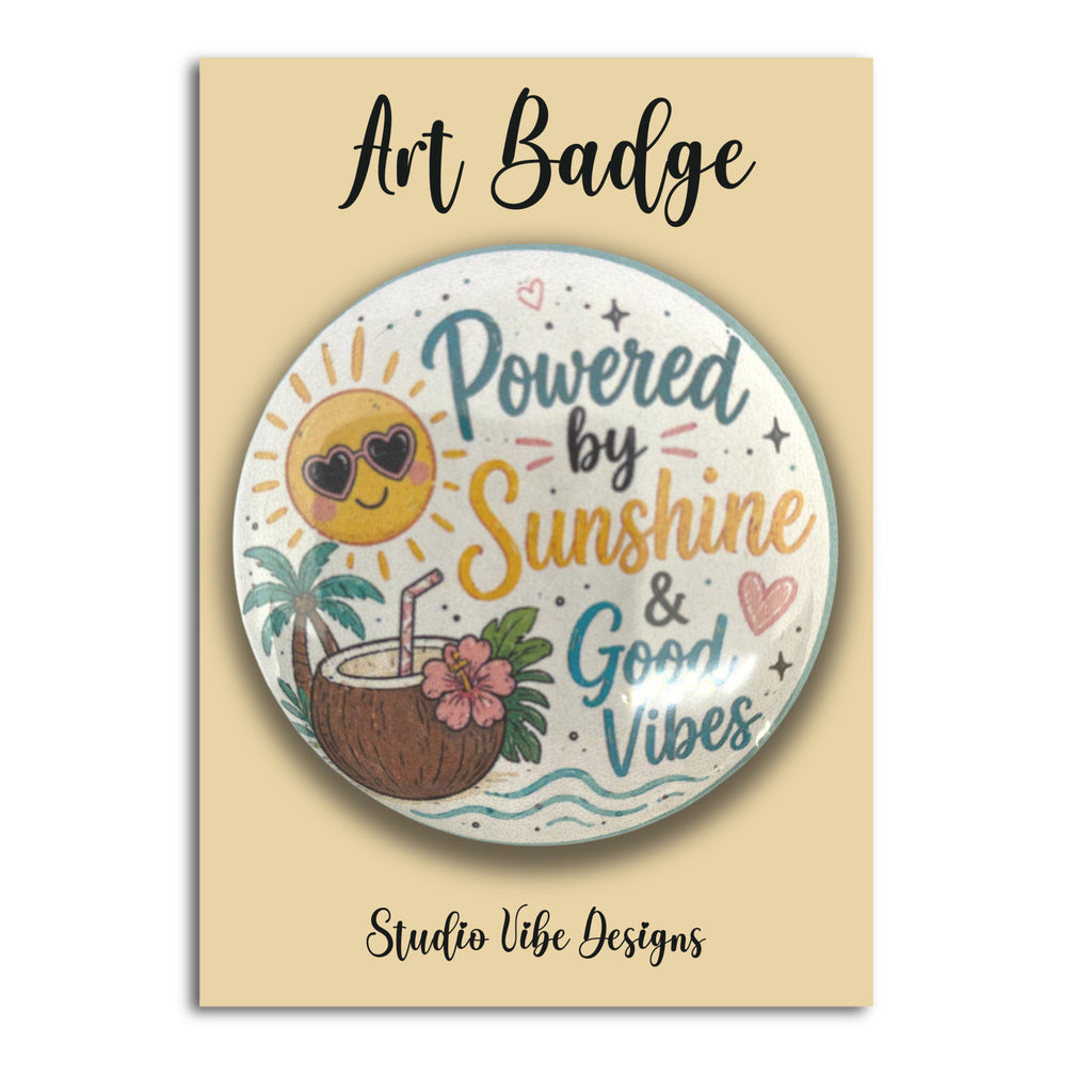 Art Badge - Powered by Sunshine