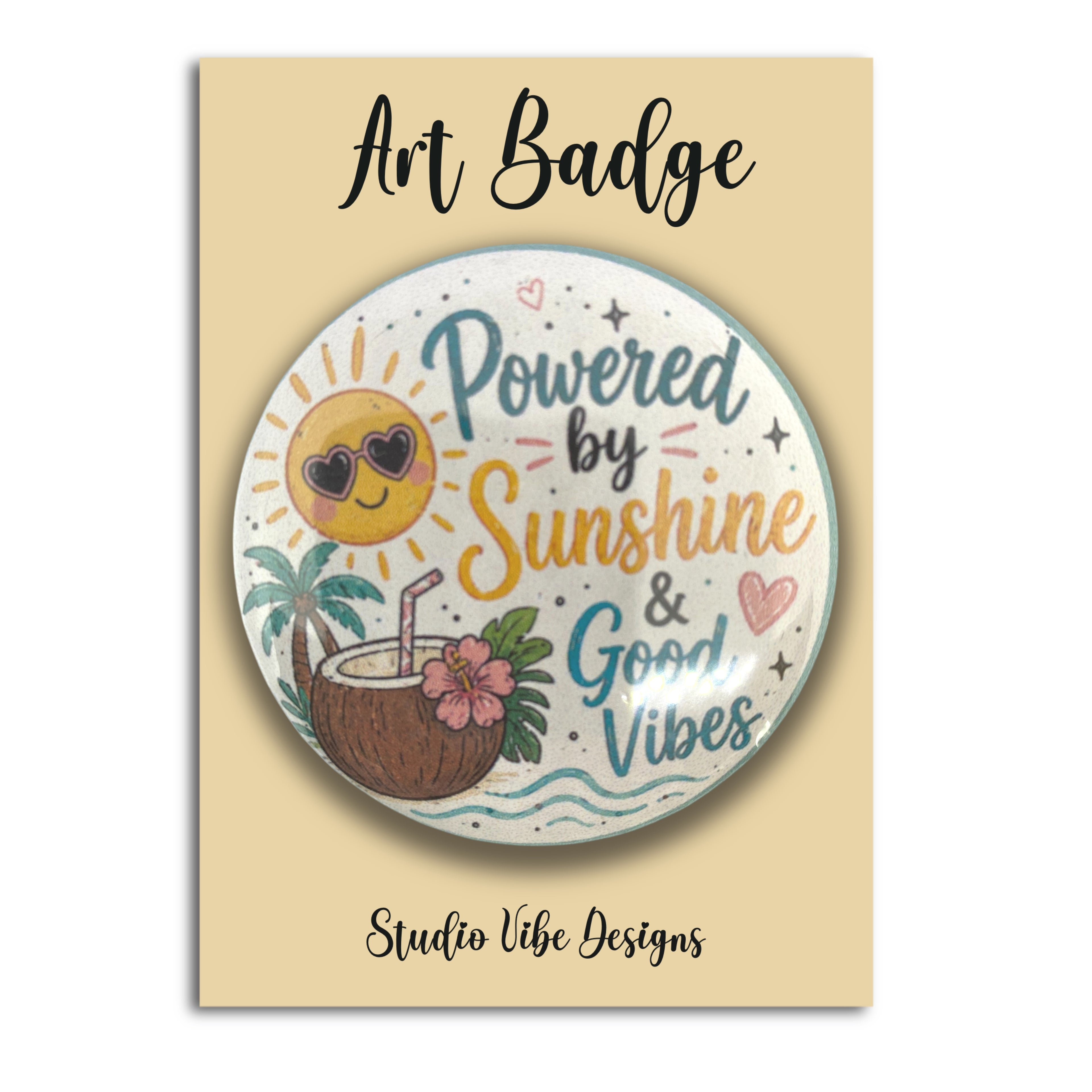 Art Badge - Powered by Sunshine