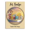 Art Badge - Summer Palm Tree