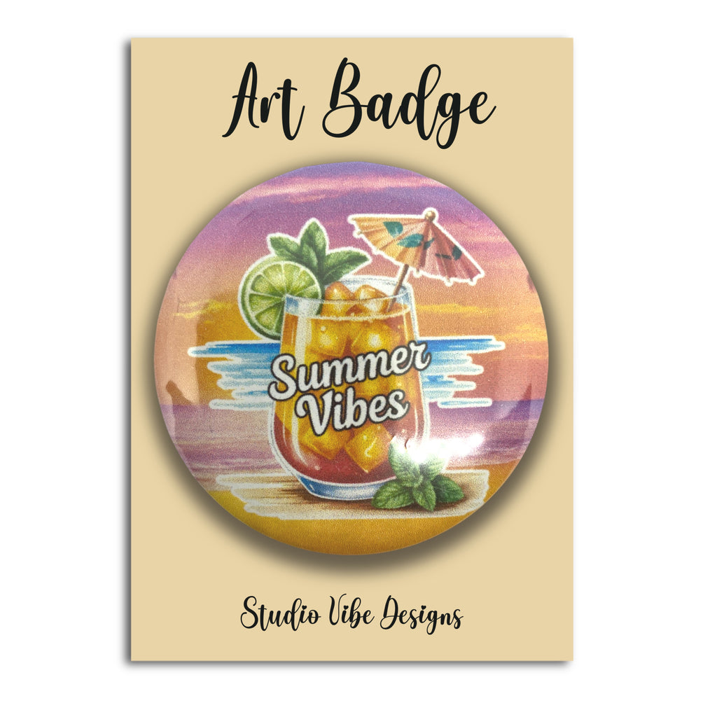 Art Badge - Summer Drink