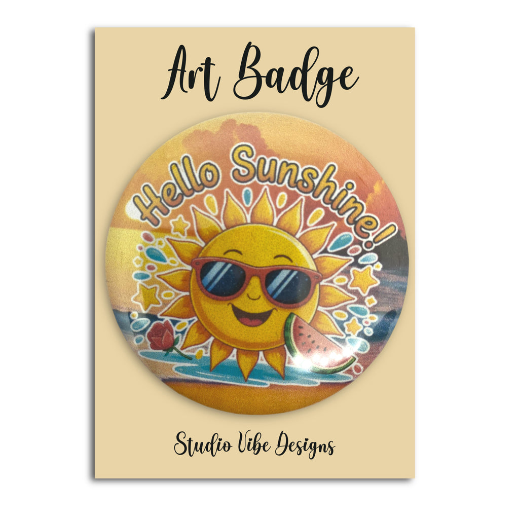 Art Badge - Hello Sunshine