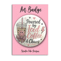 Art Badge - Powered by Iced Coffee