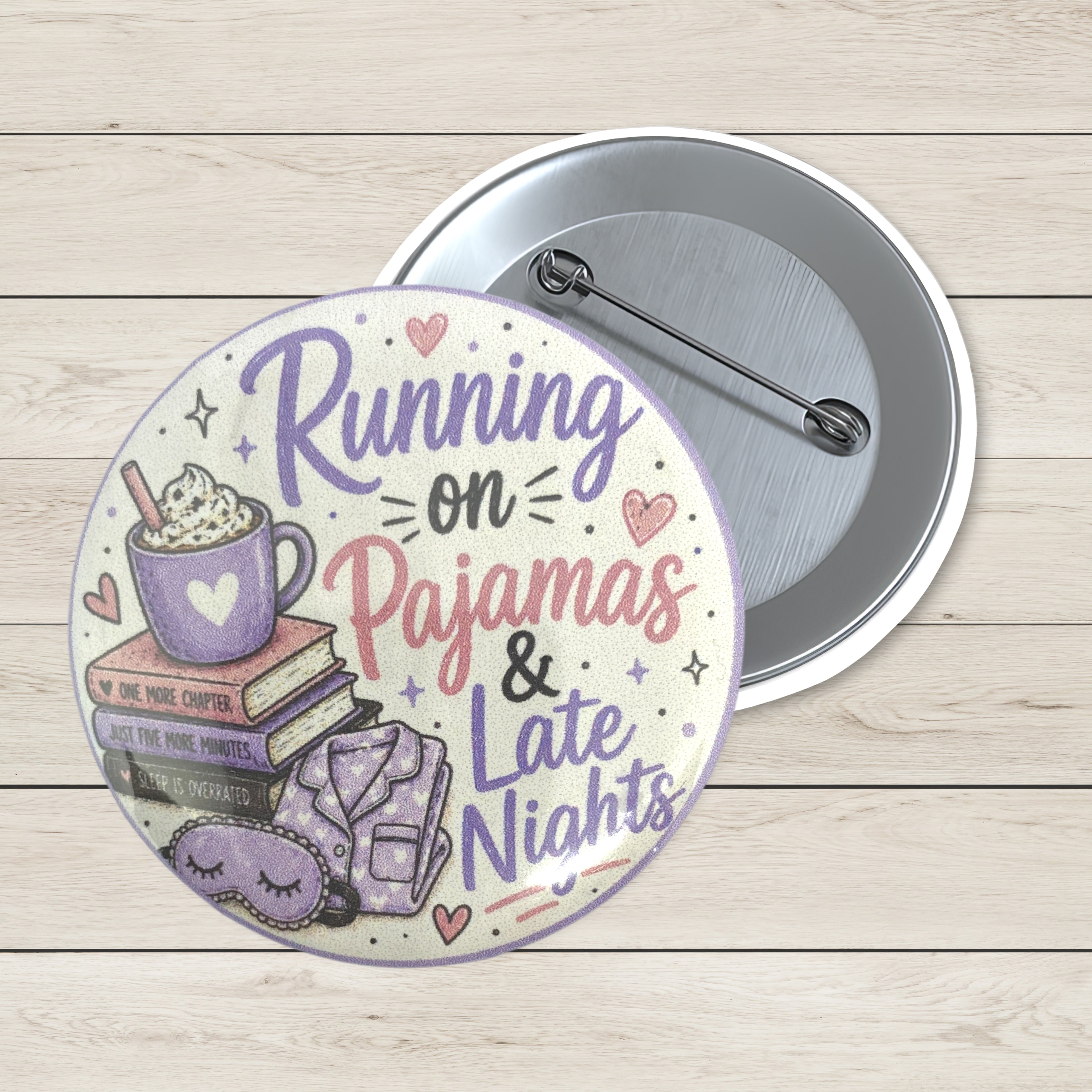 Art Badge - Running on Late Nights