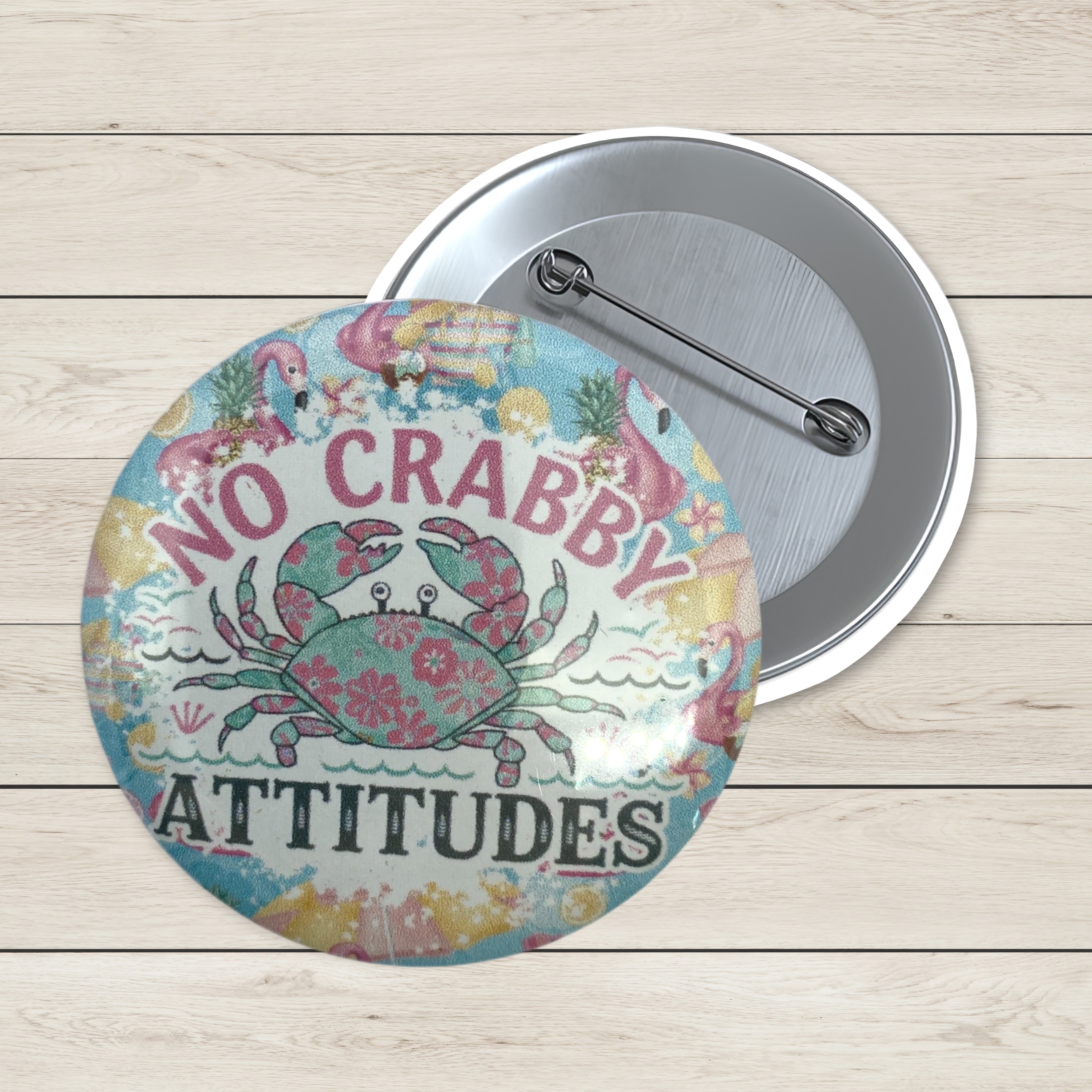 Art Badge - No Crabby Attitude