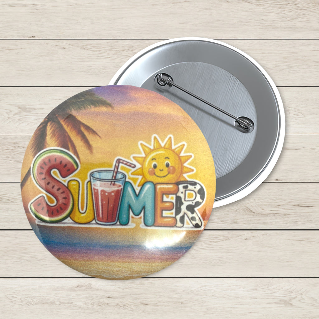 Art Badge - Summer Palm Tree