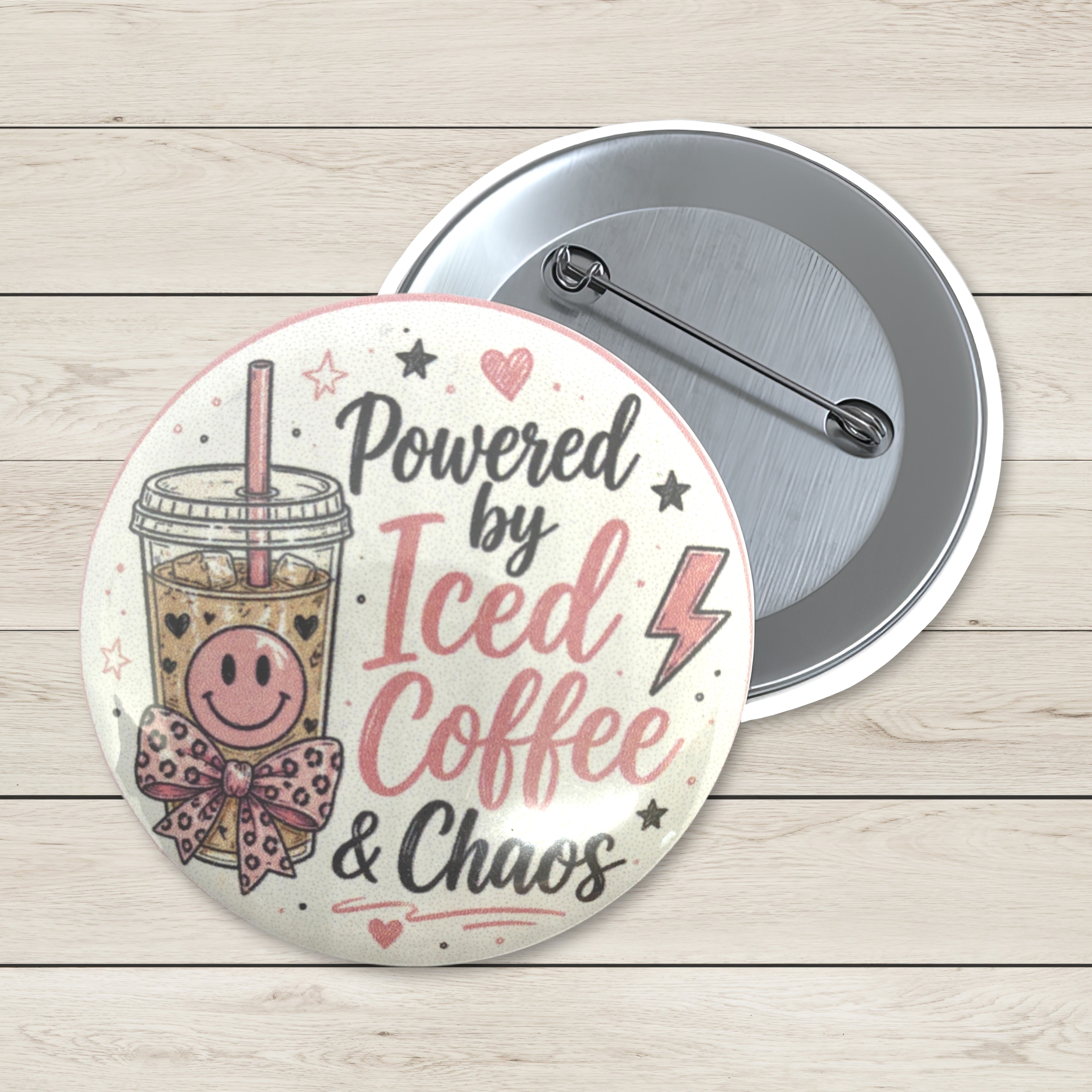 Art Badge - Powered by Iced Coffee